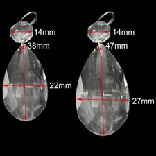 30X Clear Glass Crystal