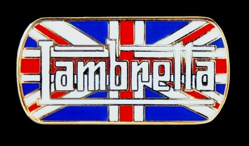 Lambretta union jack enamel - jack,