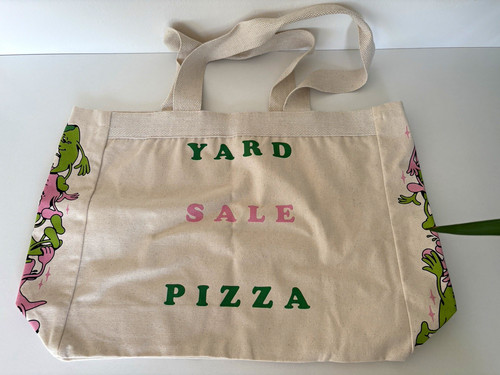 Canvas shopping tote bag - canvas,