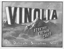 VINOLIA SOAP - Antique Advertisement 1904 #7