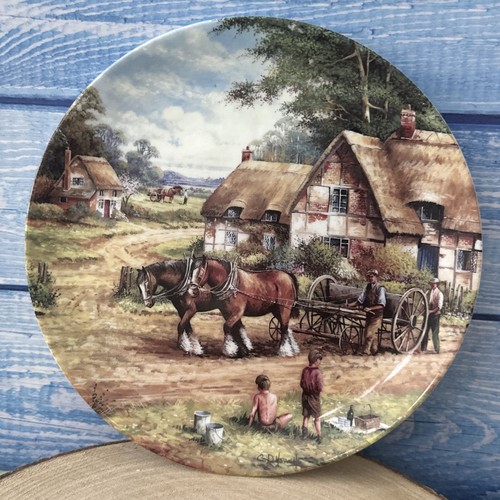 Wedgwood china plate sowing - china,