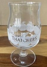 1 x Thatchers Cider One Pint 20oz Apple Goblet Stemmed Glass pub bar