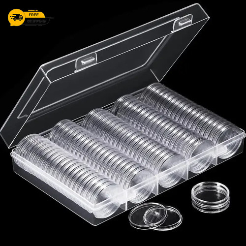 60pcs 40mm clear - 60pcs, capsules