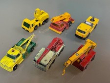 6 diecast Cranes Matchbox x4