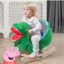 Peppa pig dinosaur rocker