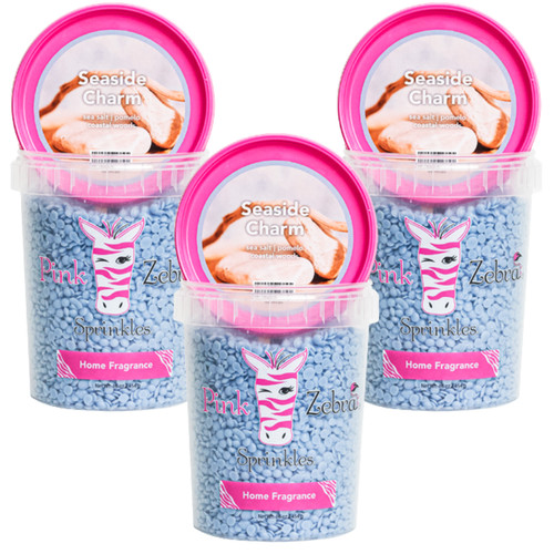 Pink zebra seaside - zebra, charm
