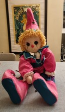 Celia Clown Doll 80s Handmade