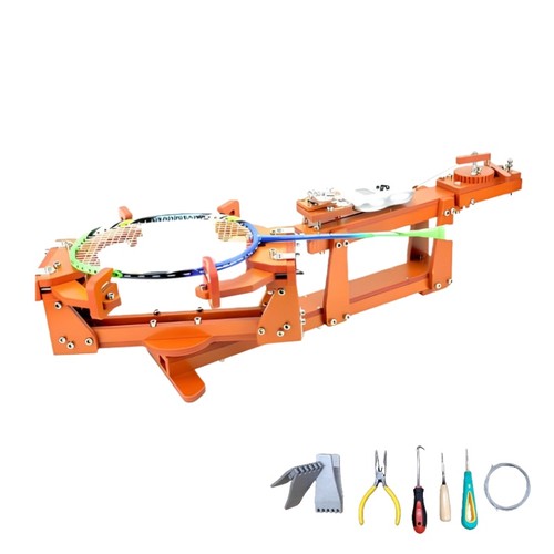 Winch type badminton - winch, racket