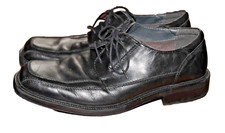 DOCKERS ALL MOTION COMFORT UK 10 MENS BLACK LEATHER SHOES VERY GOOD CONDITION