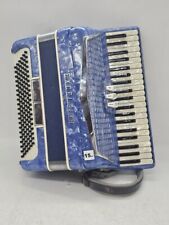 Excelsior Piano Accordion 120 Bass, 41 keys Lovely Blue WORKS!