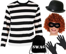 LADIES BURGLAR COSTUME ROBBER