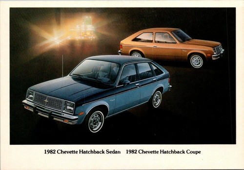 Postcard 1982 chevette - postcard,
