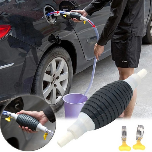 Manual hand siphon - siphon, pump