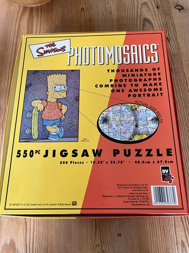 The simpsons bart photomosaics - the,