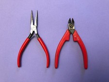 Vintage Bahco Flat Nose Pliers 2411 5" & Bahco(?) Side Wire Cutting Pliers 4.5"