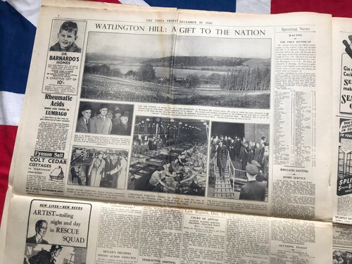 1940 wartime newspaper - 1940,