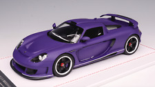 1/18 Ivy Models Porsche Gemballa Mirage GT in Matte Purple on Leather base