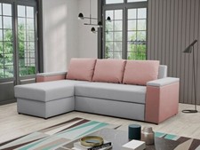 Corner Sofa with Storage Container Sleep Function Universal Corner Side HEROS