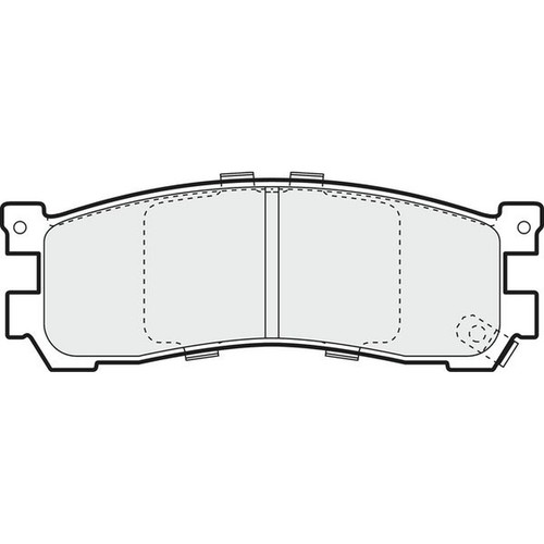 Apec blue brake pads - blue,