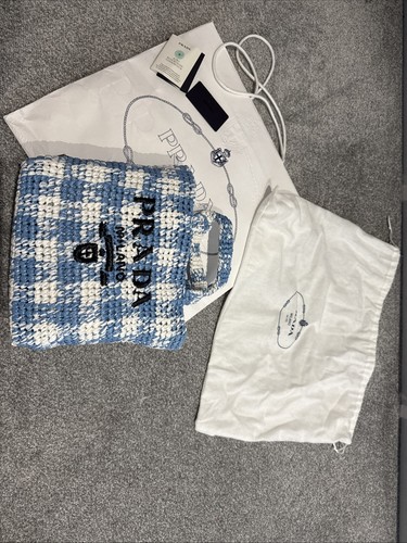 Prada woven beach bag - prada,