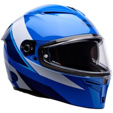 Bell Lithium Full Face Motorcycle Motorbike Helmet - Flip Blue