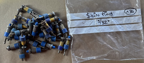 Used skin pins blue - skin,