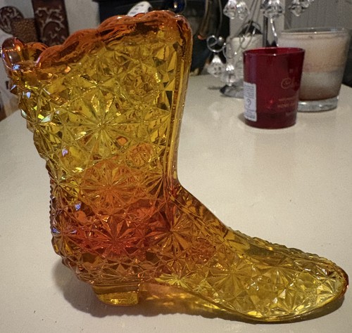 Fenton boot amberina - boot, amberina/colonial