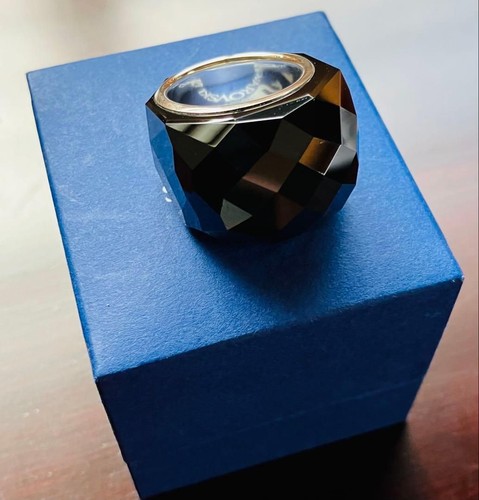 Swarovski nirvana ring gray - nirvana,