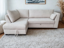 Corner Sofa Bed with Storage L