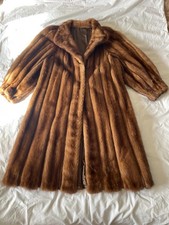 VINTAGE GENUINE MINK TAN/BROWN