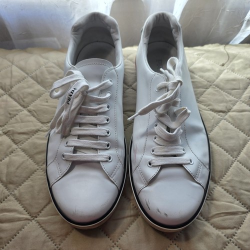 Prada milano white leather - milano,