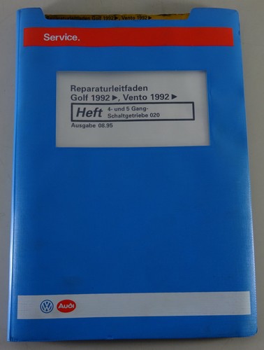 Workshop manual golf - manual, vw
