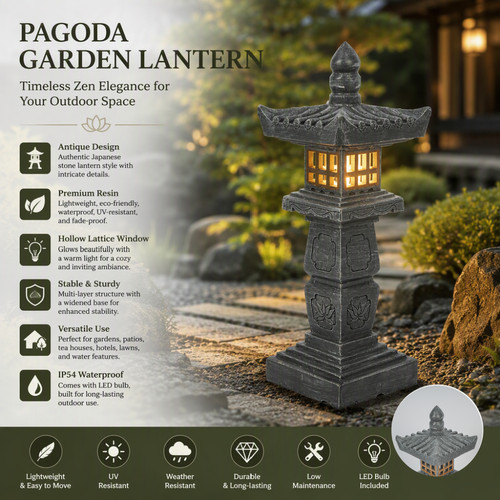 Unique lantern pagoda statue - lantern,