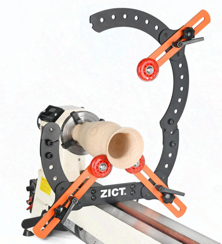 Wood lathe steady rest for - rest, 12"