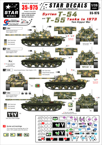Star decals 975 - 35-975, syrian
