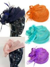 Sinamay Fascinator Pillbox Hat Wedding Races Party Headpiece