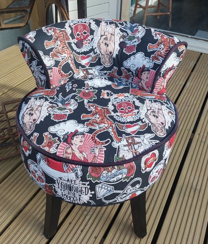 Unique upcycled vintage tattoo - unique,