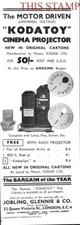 1933 Advert Kodak KODATOY Home Cinema Movie Projector Vintage Print Ad 708/163