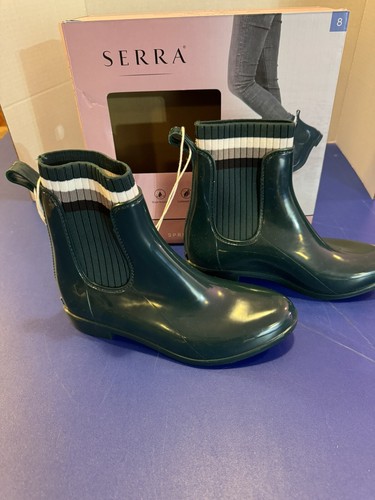 Ladies spring rain boots green - ladies,