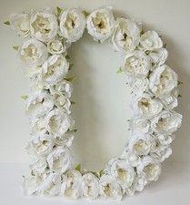 Wedding decor flower letters - decor,