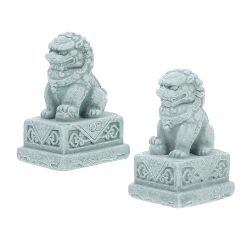 2pcs resin grey - 2pcs, lion