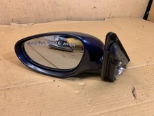 PORSCHE 996 N/S DOOR MIRROR BLUE .PORSCHE BOXSTER L.H.S MIRROR T459