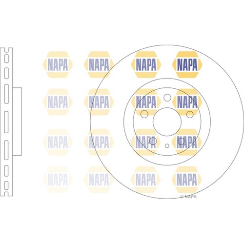 Brake discs vented - 2x,