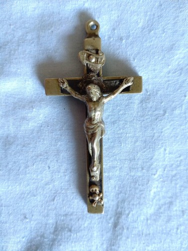 Antique white metal ebony - white, &