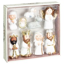 Festive Folklore Wooden Nativity Set Perfect For Christmas Decoration For Home