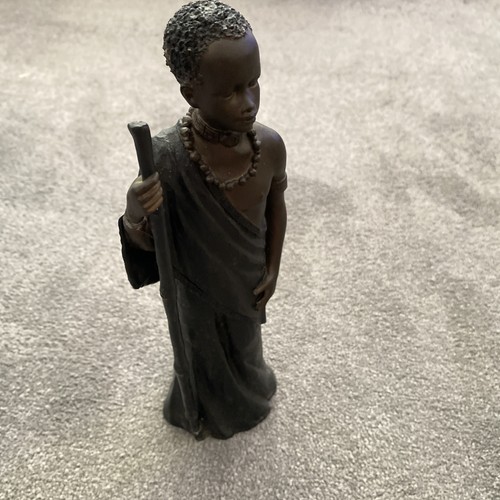 African boy figure black - figure, in