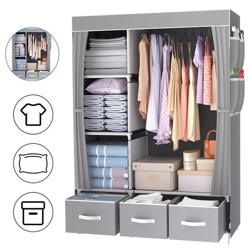 Canvas wardrobe closet - canvas,