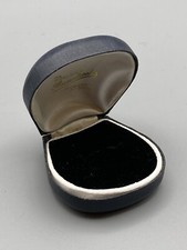 Vintage Navy Hard Cased Beaverbrooks From Coast To Coast jewellery ring box