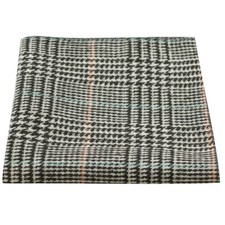 Black white dogtooth check - white,