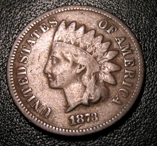 Old coins 1873 - 1873, indian